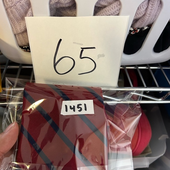 Polo by Ralph Lauren 100% Silk Red-Blue Striped 58” Men Office Career Italy Made - Picture 9 of 10